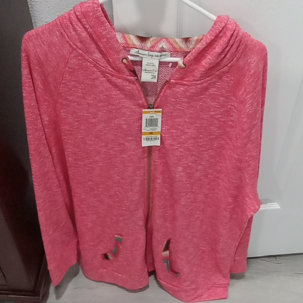 American Rag Cozy Pink Zip-Up Hoodie